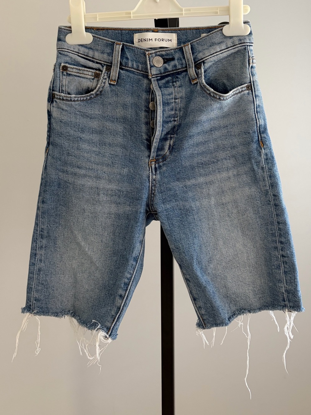 Denim Forum The Yoko Bermuda Shorts, Size 23.